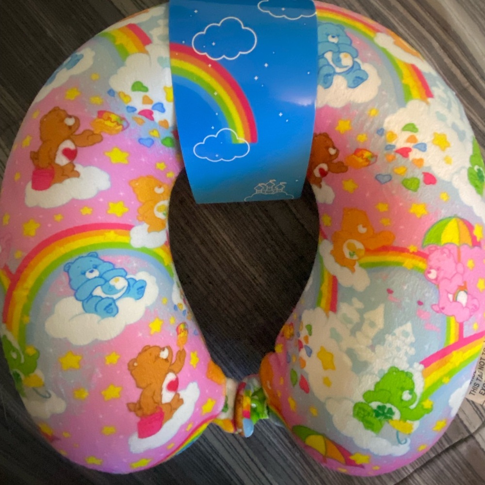 Care Bears Colorful Rainbow Plush Pillow